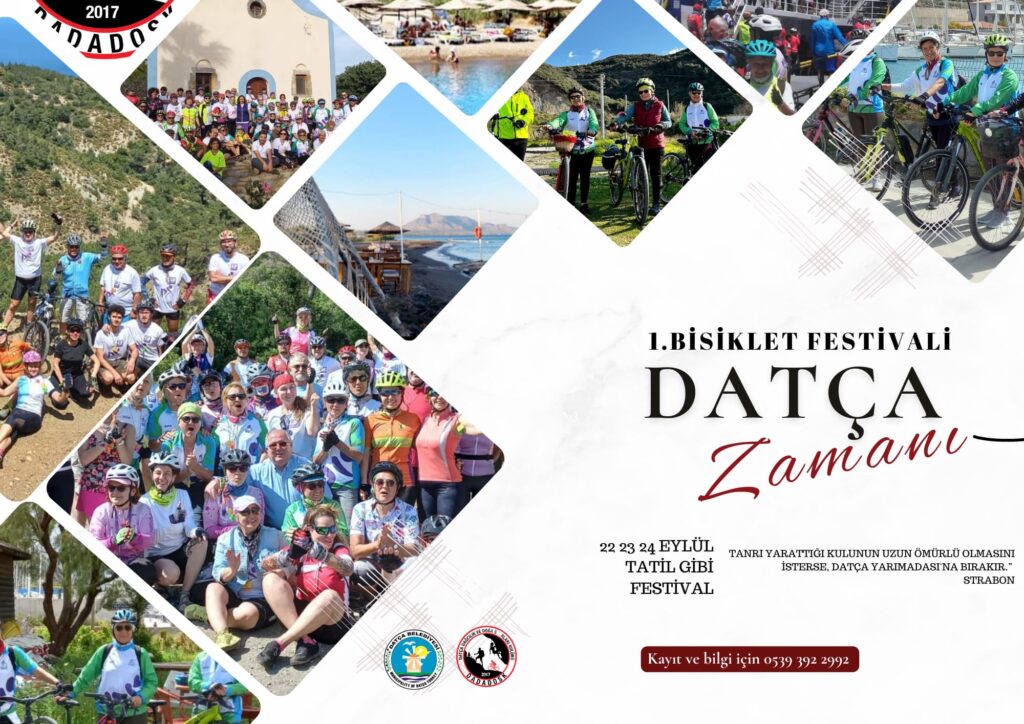 Datça Bisiklet festivalimizi, 22-23-24 eylül tarihlerinde başarıyla, keyifle, neşeyle gerçekleştirdik. İlk gün konuklarımızı, Datça'lı bisikletçilerin evde özenle hazırladığı atıştırmalıklarla karşılayıp, hoşgeldiniz dedik, enerji verdik ve " uzun yollardan geldiniz, yorgunsunuzdur, acık dinlenin" demeden, 5 köy turuna çıkardık...😁 Yurdun çeşitli yörelerinden gelen yaklaşık 80 bisikletçiye Datça'mızın güzelliklerini göstermek için, ilk önce Eski Datça, sonra Hızırşah, Karaköy, Reşadiye ve Kızlan parkurunda keyifle pedalladık. En son, sponsorlarımızdan biri olan( sağolsunlar) Datça VİNEYARD Bağ evinde soluklanıp, şarap konusunda bilgi aldık, bağları gezdik ve şarap tadımı yaptıktan sonra, deniz kenarındaki muhteşem kampımız TIRMATA'ya döndük. BABA restoranın hazırladığı leziz Akşam yemeğimizden sonra, DADYA DOSTANE 'nin biz velespitçilerden giriş ücreti almadığı, karşı yakadan gelen ve harika sesli Grek müzik  sanatçısı NİCOLETTA'nın  konserine gittik. Hiç kimse yorgunum demedi ve çok eğlendi. İkinci gün parkuru bol rampalı, oldukça zor Palamutbükü  parkuruydu. Süpürgemiz vardı ama ancak 7-8 kişi kullandı, katılan diğer bisikletçiler aslanlar gibi parkuru tamamladı  ödülleri, Hayıtbükü, Ovabükü ve  Palamutbükünde denize girmek olunca hiç biri offf demedi 😉 Ovabükünde öğle kumanyamızı OVAKADO işletmesi ikram etti ve güleryüzleriyle, yakın ilgileriyle kalbimizi fethetti. Sevgili arkadaşımız Tarkan Erbil 'in lastiği patlayanlara veya bisikletinde sorun çıkanlara verdiği destek çok çok kıymetliydi, sağolsun, varolsun.... Bu zorlu mu zorlu parkurdan dönüp, akşam yemeğimizi yedikten sonra yorulduk, dinlenelim mi dedik? asla, sevgili arkadaşımız HALDUN'un dj liğinde, saat 23.00'e kadar eğlencenin dibine vurduk. Son gün parkurunu hafif seçmiştik, uzaklardan geldiler acık da denize girip, tatil yapsınlar diye 😉 MOR PEDAL kızlarının servis ettiği sabah kahvaltısından sonra, Aktur'a pedalladık, KIR BAHÇESİ nde çay, kahve içip bol bol denize girdik, muhabbetin dibine vurduk, kahkahalarımız koyu inletti. Sevgili Hasan Işleyici' nin sponsorluğunda CAPE KRİO aşçılarının hazırladığı öğlen kumanyamızdan sonra,  Datça Belediyesi nin ikramı bademle bol enerji yüklenerek kampımıza döndük. Son gün olduğu için, memleketine dönen arkadaşlarımız oldu az sayıda. Kalanlarla sevgili Murat Şen  ve DADYA DOSTANE organizasyonu olan, festivalimizin Cumhuriyet meydanındaki  kapanış konserine bisikletlerimizle, formalarımızla, düdük çala çala, ala ile vala ile girdik ve önceden gelen yüzlerce Datça'lının alkışlarıyla meydan şenlendi. DİDEM K. ESENTÜRK' ün muhteşem sesiyle çeşitli dillerde verdiği konser, SAGAPO dans grubunun harika Sirtaki gösterisi, festivalimizin top noktası oldu ve herkese " vay bee" dedirtip hayran bıraktı. Sabah yogamızı yaptıran ve düdük sponsorumuz olan tatlı mı tatlı, şirin mi şirin  yogimiz CEREN'e de kocaman alkış 👏 Evet bu ilk festivalimizdi ama katılımcıların hepsinin dediği gibi hiç ilk gibi değil, bol pedallı, bol eğlenceli, bol denize girmeli, yemeli içmeli, rüya gibi 3 gün geçirilen, kıymetli dostlukların kurulduğu çok güzel bir festival oldu. Seneye, 2. festivalimiz daha da güzel olacak, kesin bilgi, yayalım 😝 Bize her konuda yardımcı olan, bu festivali yapmamız için bizi yüreklendiren, sevgili belediye başkanımız GÜRSEL UÇAR'a, bıkmadan, sıkılmadan biz üç kadının  ( TC Filiz Ipek, Gülhan Keleş ve bendeniz Ümit Kırcalı )  isteklerini dinleyen, her konuda bize yardımcı olan Belediye çalışanlarımıza, Eğlence sponsorumuz MURAT ŞEN ve DADYA DOSTANE 'ye, MİGROS'a, DATÇA VİNEYARD  ve CAPE KRİO'ya, GOCA DÜKKAN'a OVAKADO'ya, TIRMATA BEACH CAFE'ye, DATÇA BADEM KURABİYECİSİ'ne, SELER DOĞA EVLERİ'ne, TARKAN BİSİKLET'e ve sevgili HALDUN 'a, MOR PEDAL'a, öncümüz AYŞEGÜL'e, artçımız HÜSEYİN'e, yancılarımız OĞUZHAN, CAHİT, İBRAHİM'e çok çok teşekkürm şey mükemmel oldu